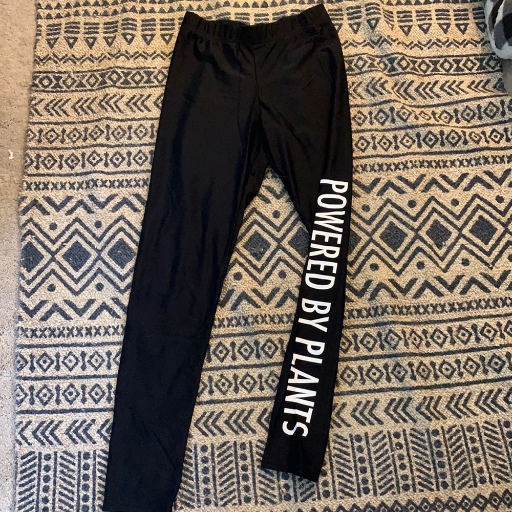 Black workout leggings